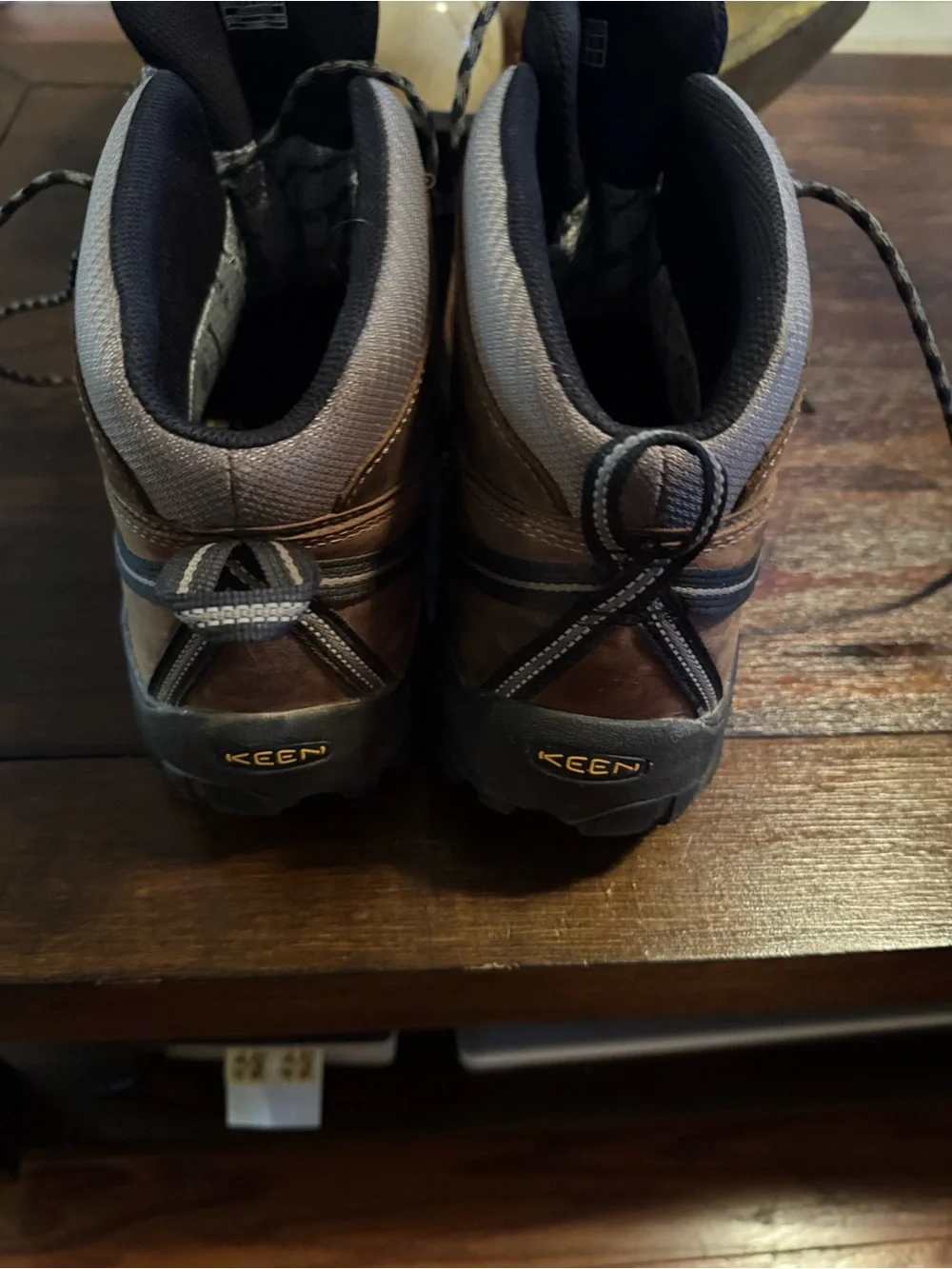 KEEN Men's Brown and Black Waterproof Hiking Boots